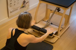 Swan Dive from Floor on Pilates Chair