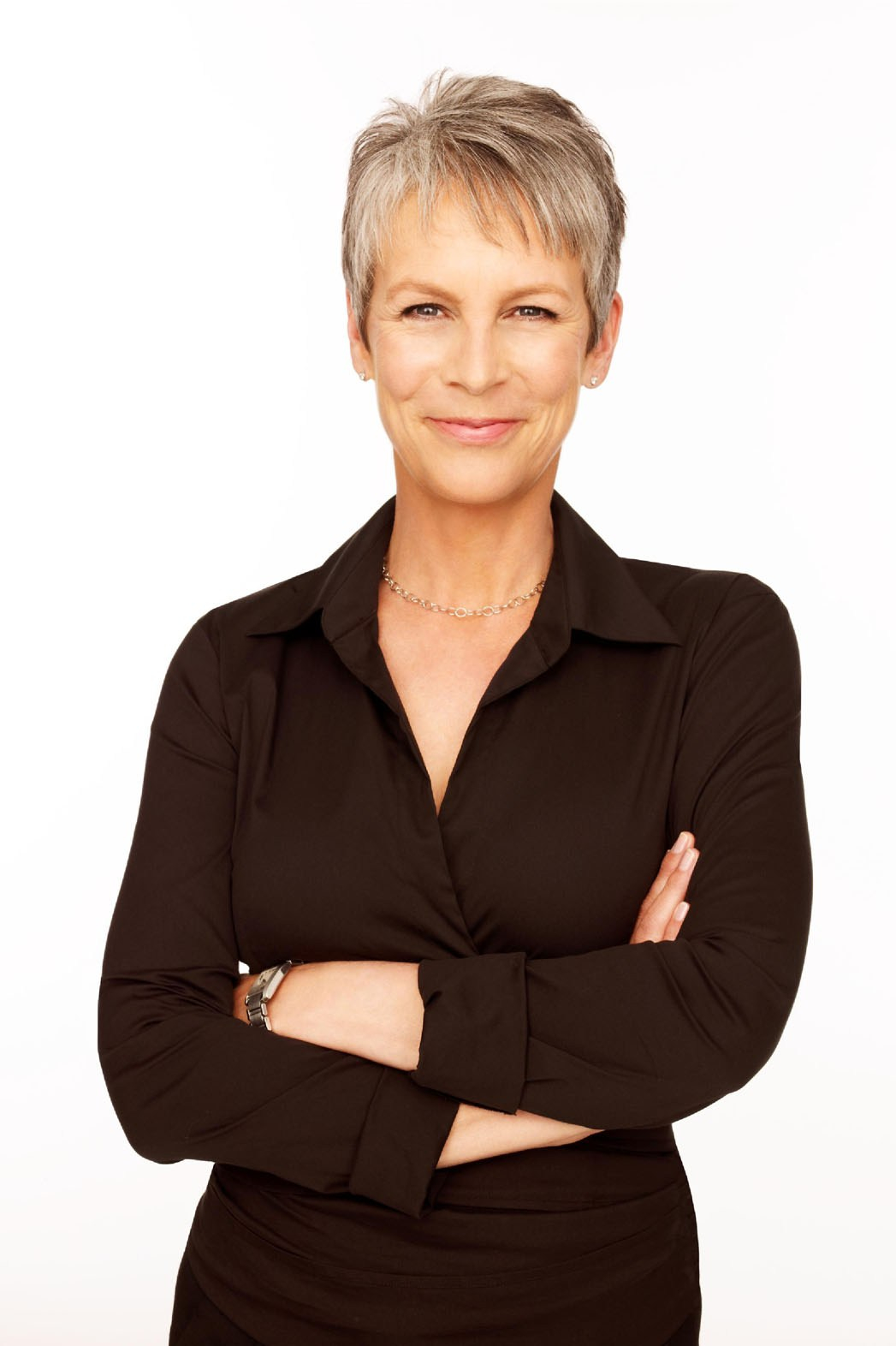 actress Jamie Lee Curtis smiling