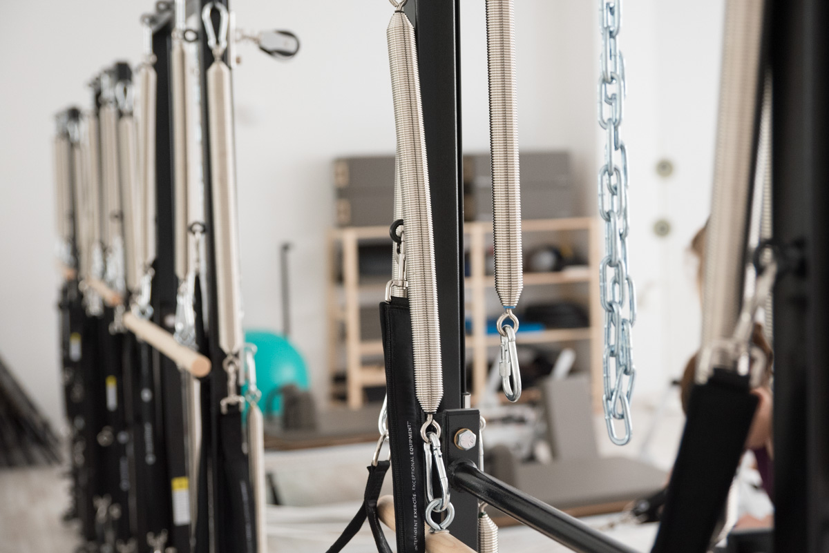 inside a Pilates studio