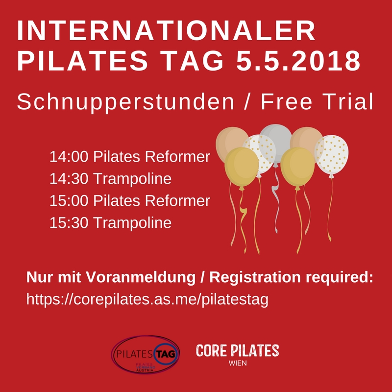 Pilates Trial Classes at Core Pilates Studio Vienna